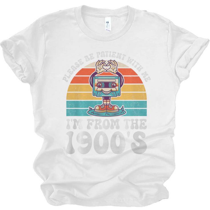 Please Be Patient With Me I'm From The 1900s Kawaii Premium Tri-Blend Unisex Jersey T-Shirt