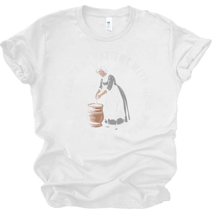 Please Be Patient With Me I'm From The 1900s Ladies Women Premium Unisex Jersey T-Shirt