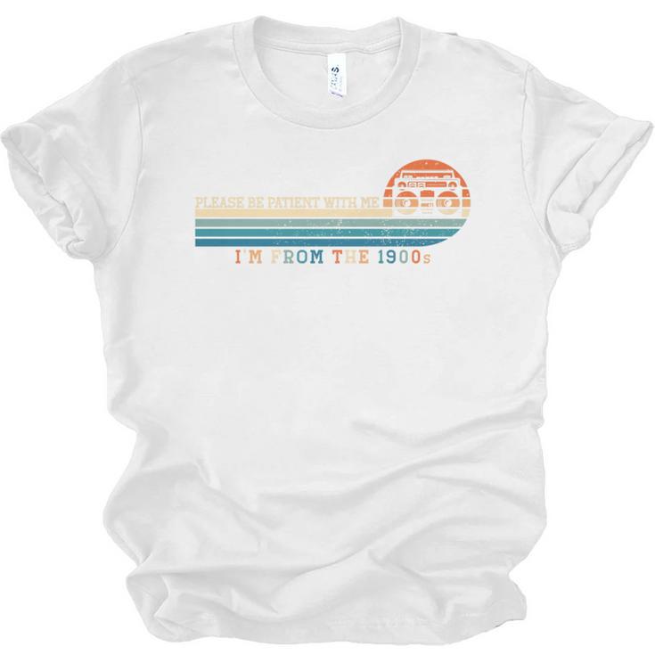 Please Be Patient With Me I'm From The 1900s Retro 90s Premium Unisex Jersey T-Shirt