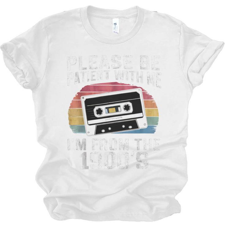 Please Be Patient With Me I'm From The 1900s Retro 90s Unisex Jersey T-Shirt
