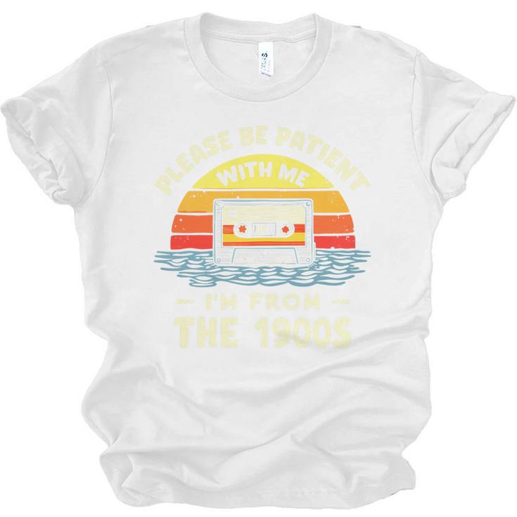 Please Be Patient With Me I'm From The 1900s Shirt Men Women Premium Tri-Blend Unisex Jersey T-Shirt