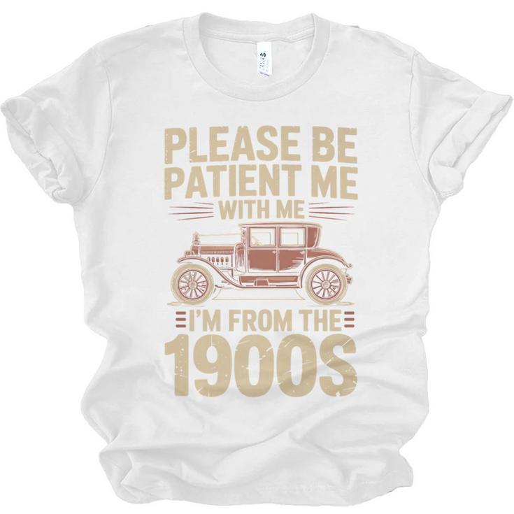 Please Be Patient With Me I'm From The 1900s Vintage Car Premium Unisex Jersey T-Shirt