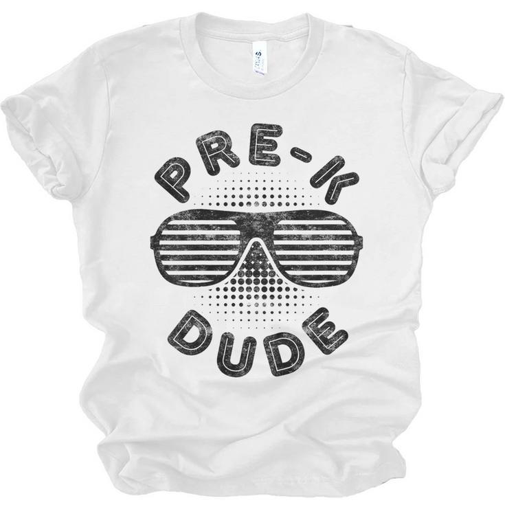 Pre-K Dude Shirt Boy Girl Graduation Back To School Unisex Jersey T-Shirt