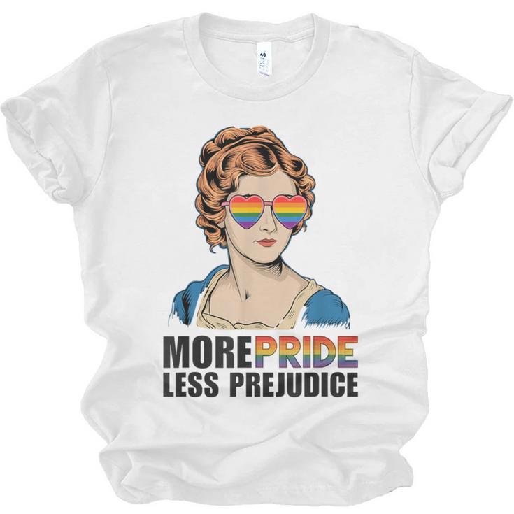 Pride And Prejudice Book Jane Austen Merch LGBTQ Unisex Jersey T-Shirt