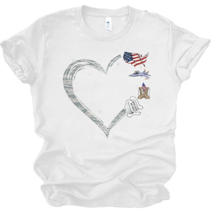 Proud Air Force Grandma Air Force Graduation Grandma USAF Unisex Jersey T-Shirt