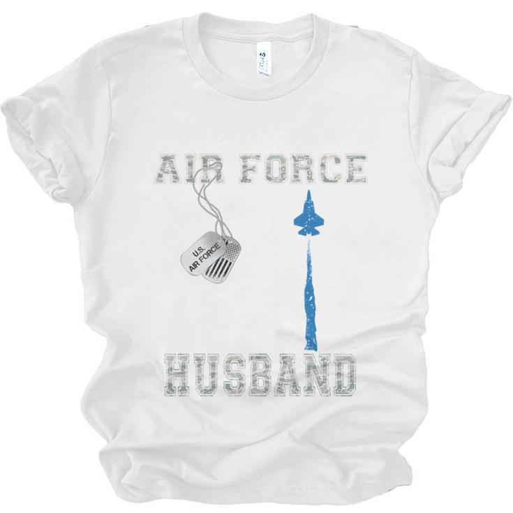 Proud Air Force Husband US Air Force Graduation Husband Unisex Jersey T-Shirt