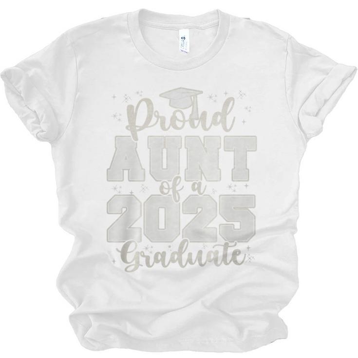 Proud Aunt Of a 2025 Graduate Grad Prom Senior Graduation Premium Tri-Blend Unisex Jersey T-Shirt