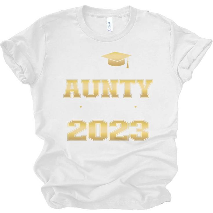 Proud Aunty Of 2023 Class MBA Graduate Family Graduation Unisex Jersey T-Shirt