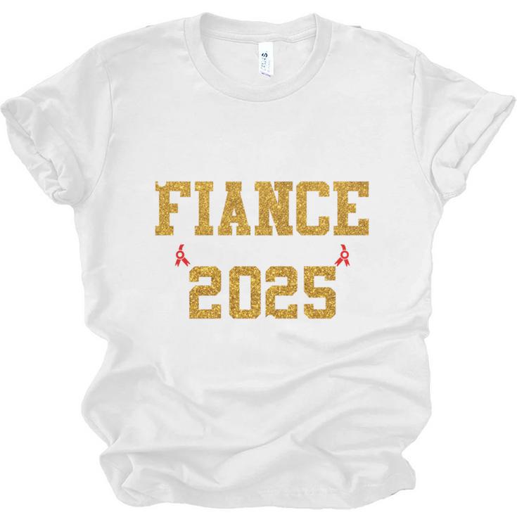 Proud Fiance Of A 2025 Graduate Fiance Graduation 2025 Senio Unisex Jersey T-Shirt