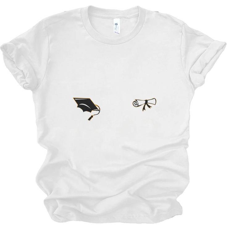 Proud Grandma Of A 2025 College Graduate Graduation Unisex Jersey T-Shirt