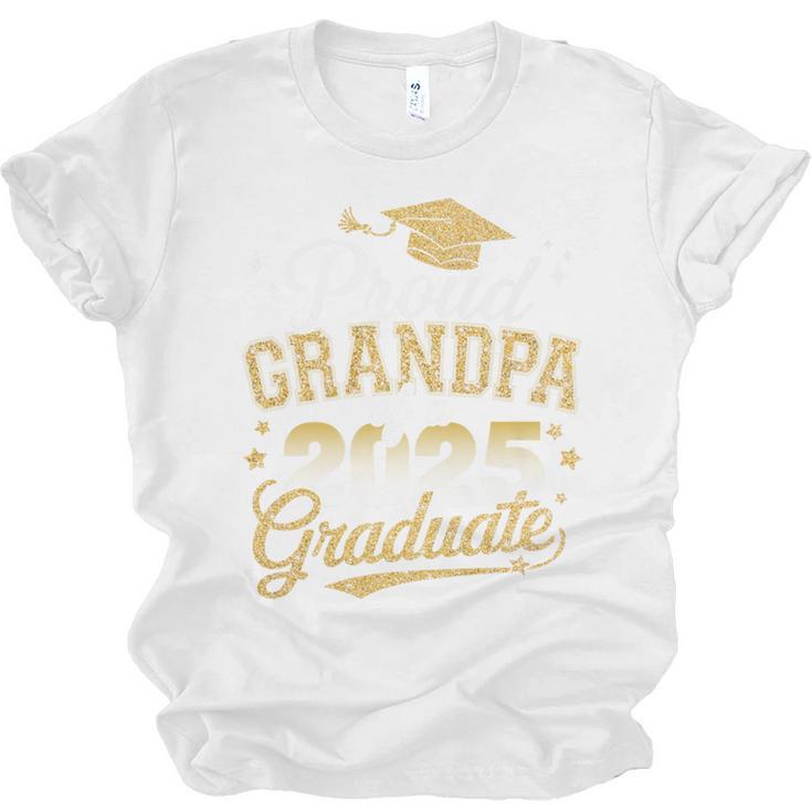 Proud Grandpa Of a Class Of 2025 Graduate Senior Graduation Premium Unisex Jersey T-Shirt