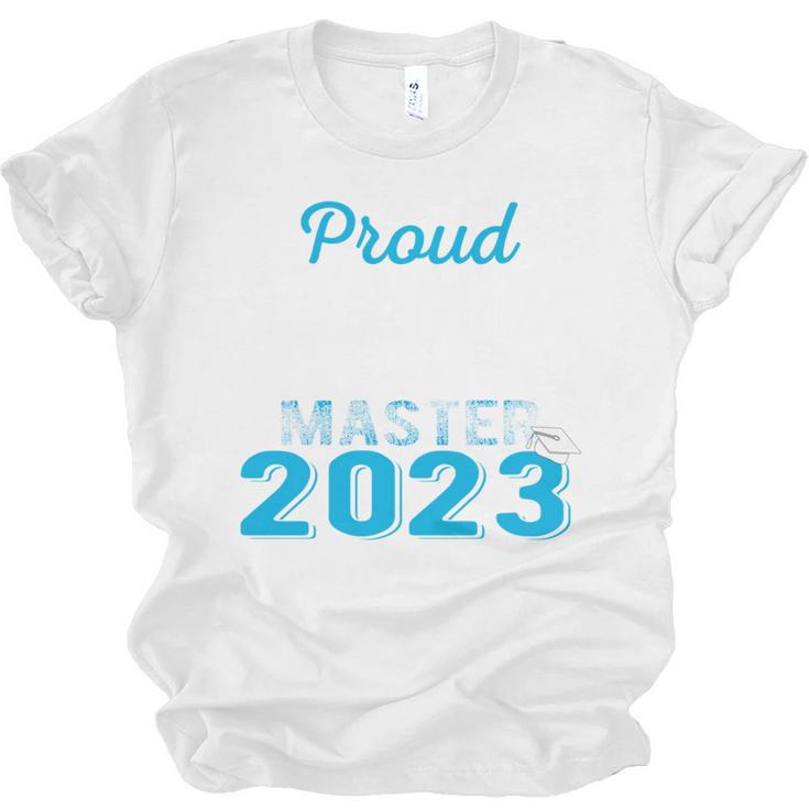 Proud Mama Of 2023 Class Master Graduate Family Graduation Unisex Jersey T-Shirt