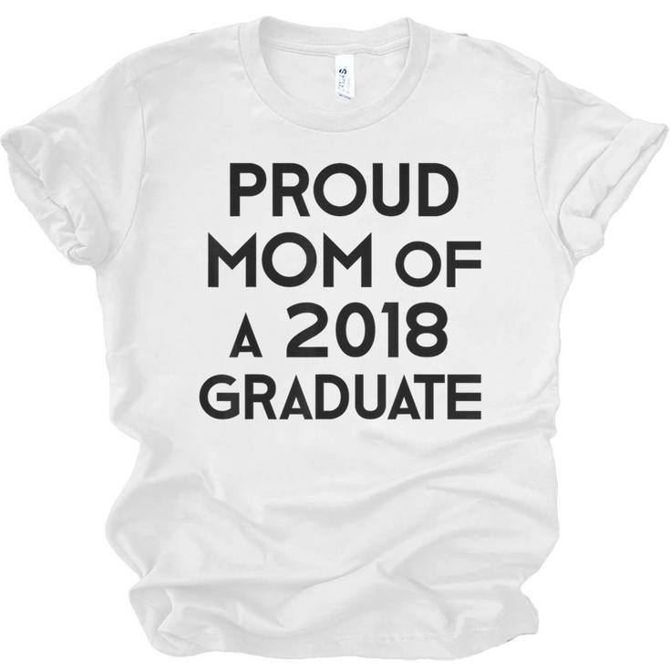 Proud Mom Of A 2018 Graduate Mama Graduation Unisex Jersey T-Shirt