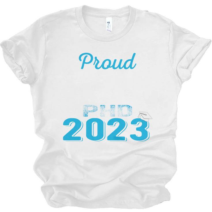 Proud Papaw Class Of 2023 PHD Graduate Doctorate Graduation Unisex Jersey T-Shirt