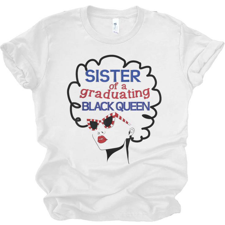Proud Sister Queen Graduation Shirt African American Unisex Jersey T-Shirt