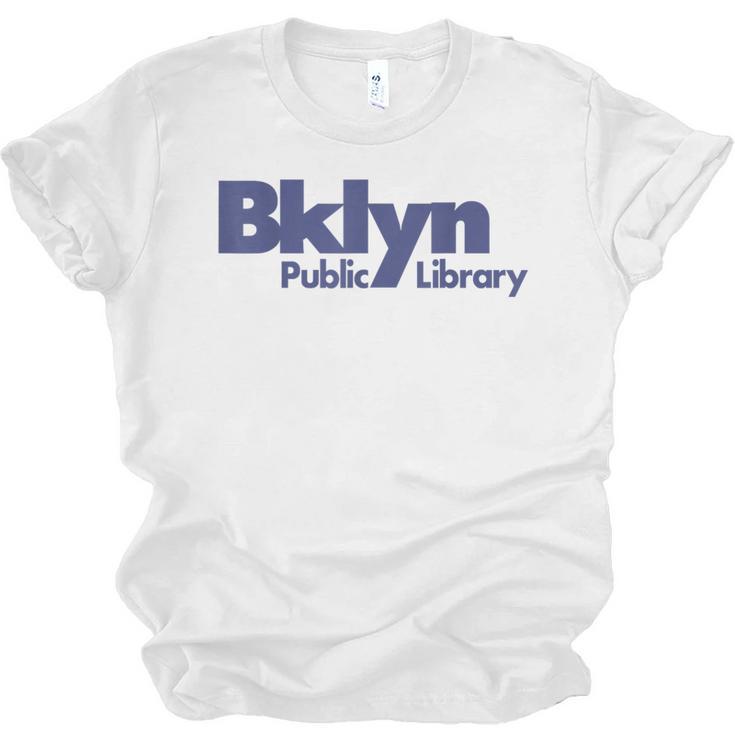 Retro Brooklyn Public Library NY New York Book Lover Unisex Jersey T-Shirt