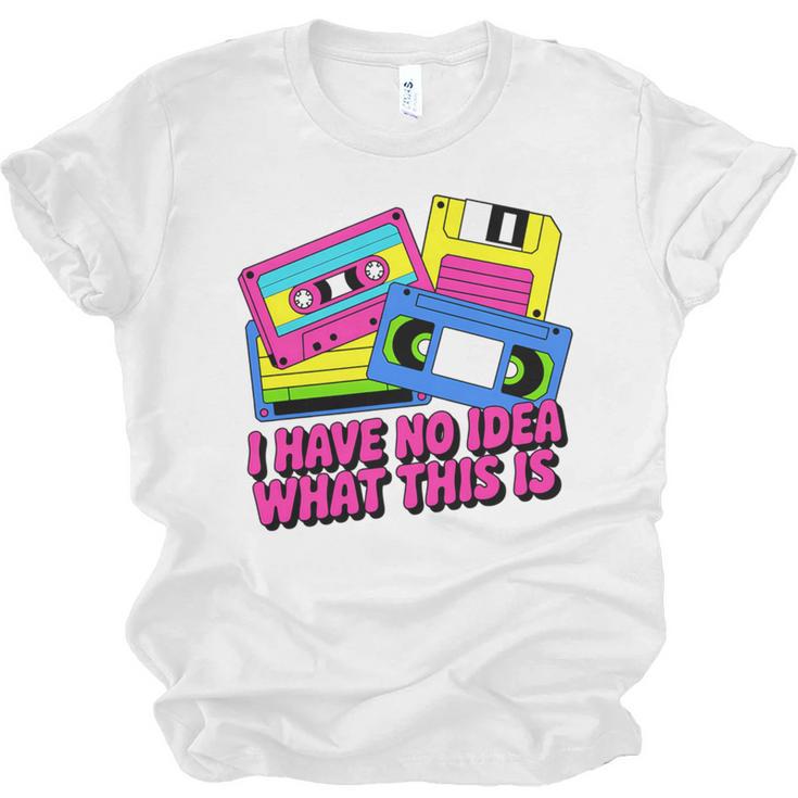 Retro Cassette Vintage 80s Nostalgia Unisex Jersey T-Shirt