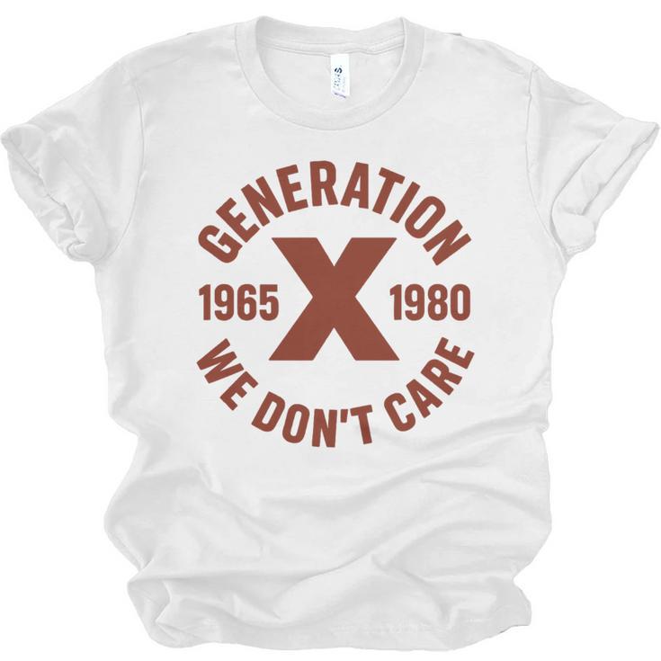 Retro Gen X 1965-1980 Sarcastic Nostalgia Graphic Premium Tri-Blend Unisex Jersey T-Shirt