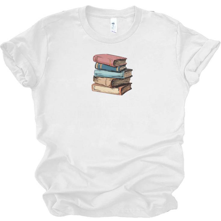 Retro Sometimes I Think I Read Too Much For Book Lover Unisex Jersey T-Shirt
