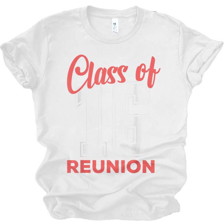 Reunion 2016 Class Of 2016 Matching Graduation High School Unisex Jersey T-Shirt