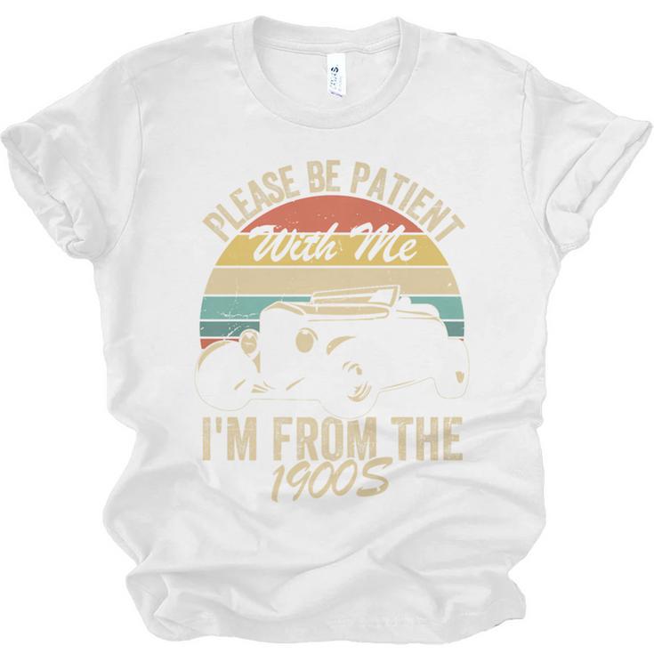 Sarcasm Retro Please Be Patient With Me I'm From The 1900s Premium Unisex Jersey T-Shirt