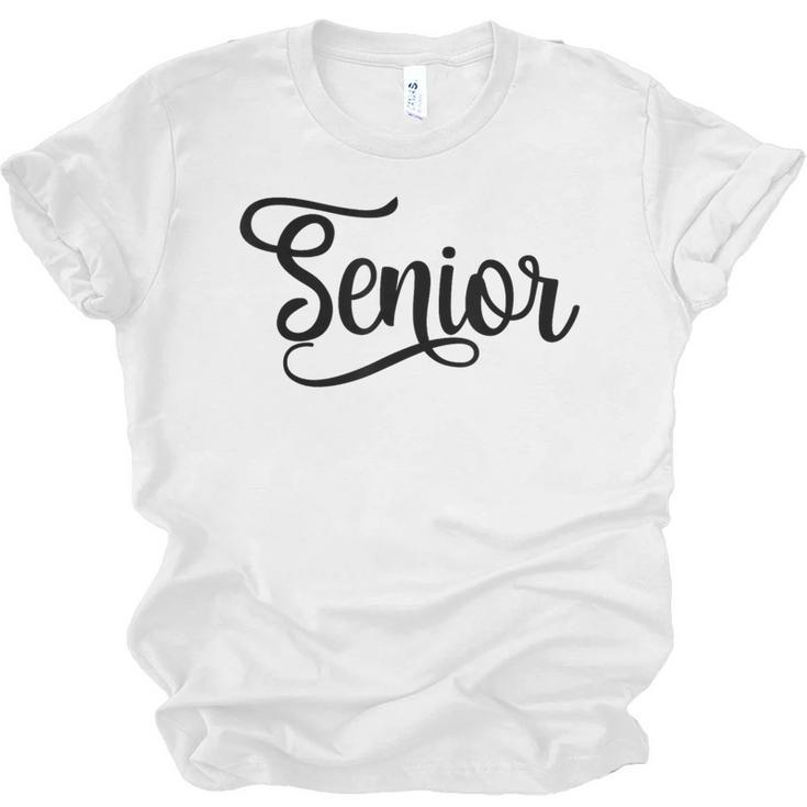 That Says Senior Cursive Script Graduation Unisex Jersey T-Shirt