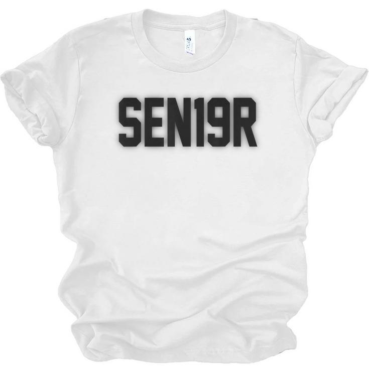 SEN19R Senior 2019 High School Graduation Party  T-Shirt Unisex Jersey T-Shirt