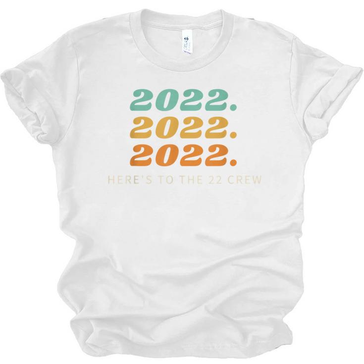 Senior 2022 Shirt Class Of 2022 Retro Graduation Grad Unisex Jersey T-Shirt