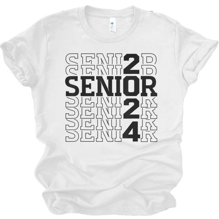 Senior 2024 Class Of 2024 Graduation 2024 Women Boy Girl Unisex Jersey T-Shirt