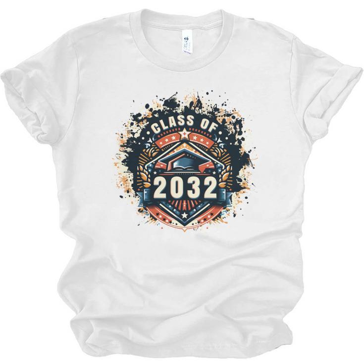 Senior 2032 Class Of 2032 Seniors Graduation 2032 Senior 32 Unisex Jersey T-Shirt