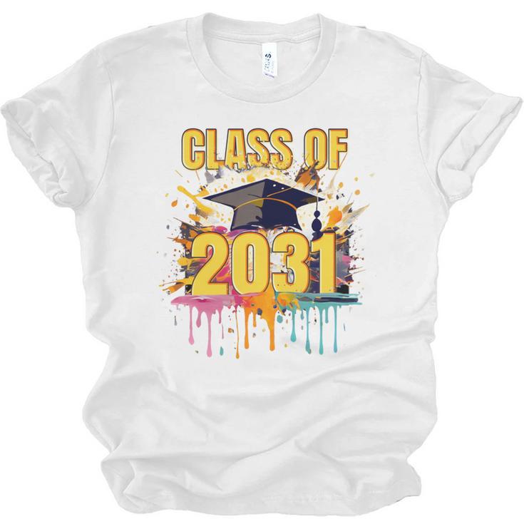 Senior 31 Class Of 2031 Back To School Graduation 2031 Unisex Jersey T-Shirt