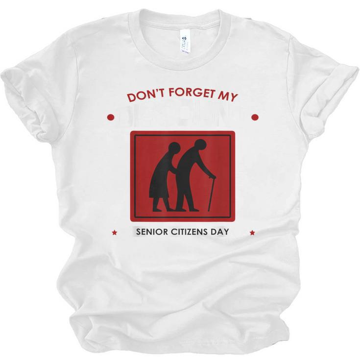 SENIOR CITIZENS DAY Don't Forget My DISCOUNT Graduation Day Unisex Jersey T-Shirt