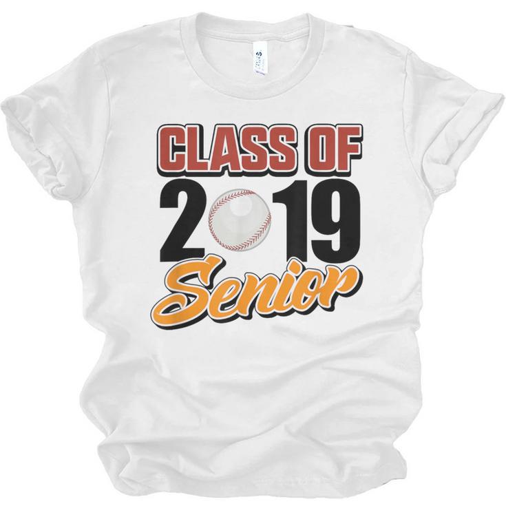 Senior Class Of 2019 Tshirt Graduation School Baseball Unisex Jersey T-Shirt