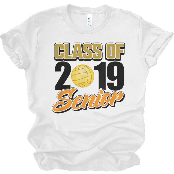 Senior Class Of 2019 Tshirt Graduation School Volleyball Unisex Jersey T-Shirt