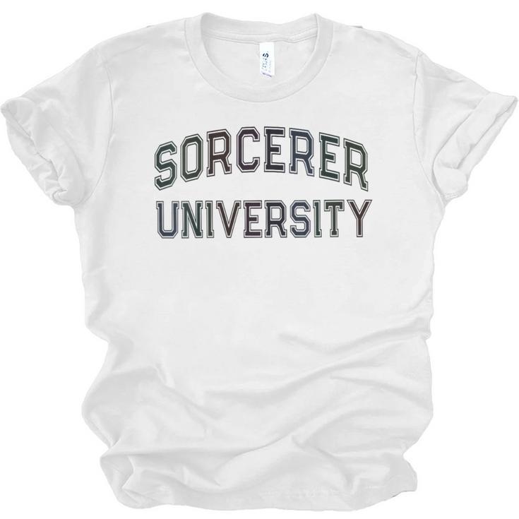 Silly Anti Social SORCERER UNIVERSITY Introvert Stay Away Unisex Jersey T-Shirt