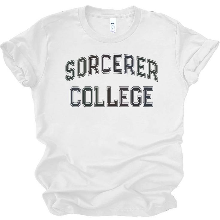 Silly Don'T Call Me SORCERER COLLEGE Introvert Sarcastic Unisex Jersey T-Shirt