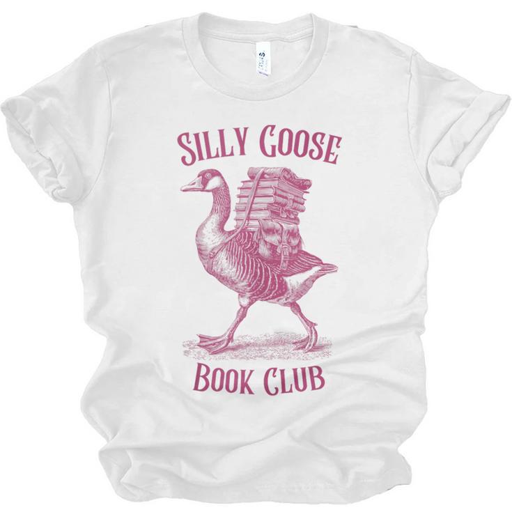 Silly Goose Book Club Unisex Jersey T-Shirt