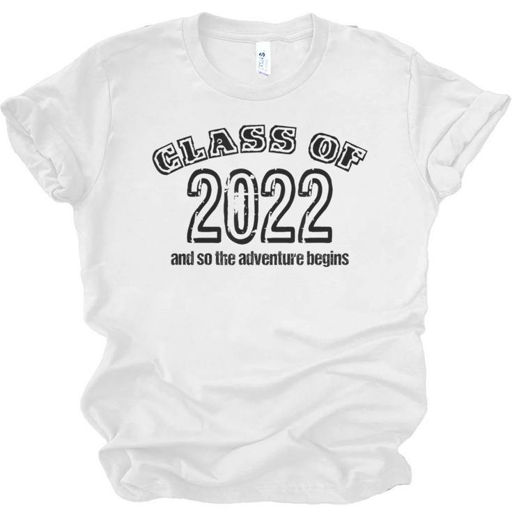 And So The Adventure Begins 2022 Graduation T-Shirt Unisex Jersey T-Shirt