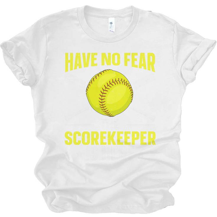 Softball Scorekeeper For a Score Book Keeper Premium Tri-Blend Unisex Jersey T-Shirt