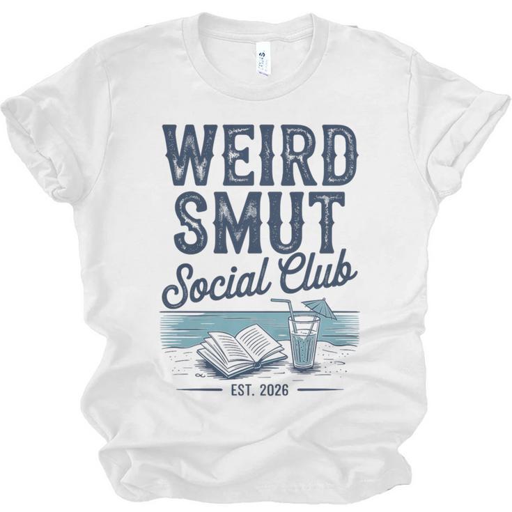 Spicy Romance Book Reader Fan Weird Smut Social Club Premium Tri-Blend Unisex Jersey T-Shirt