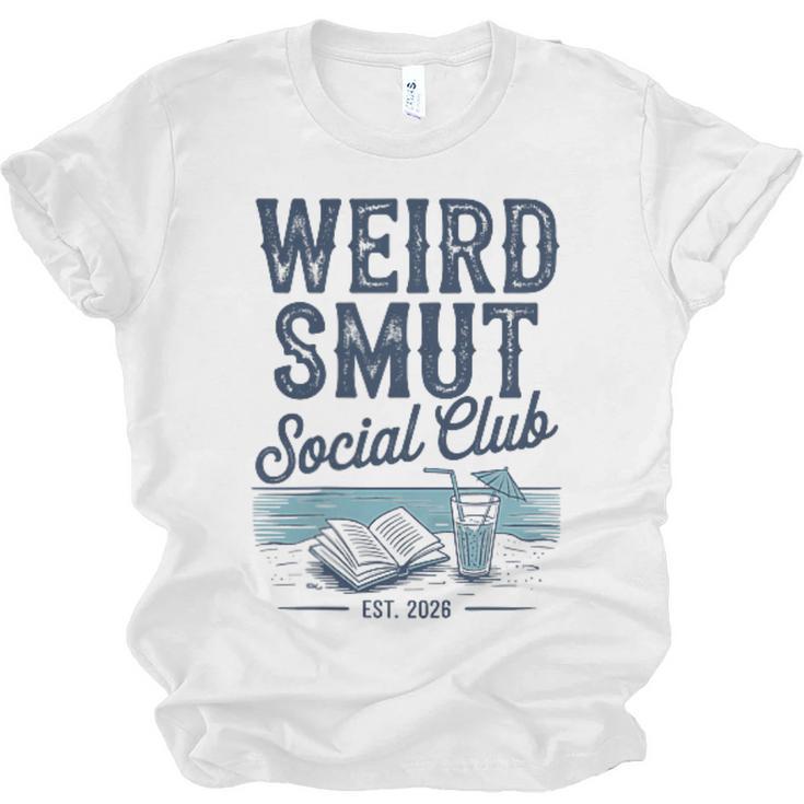 Spicy Romance Book Reader Fan Weird Smut Social Club Unisex Jersey T-Shirt