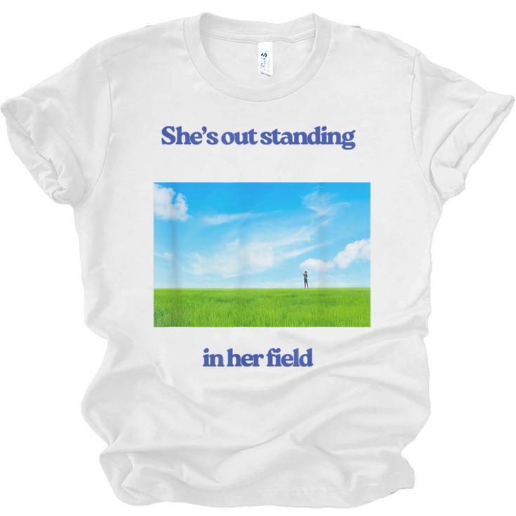 Out Standing In Her Field Graduation Tee Unisex Jersey T-Shirt
