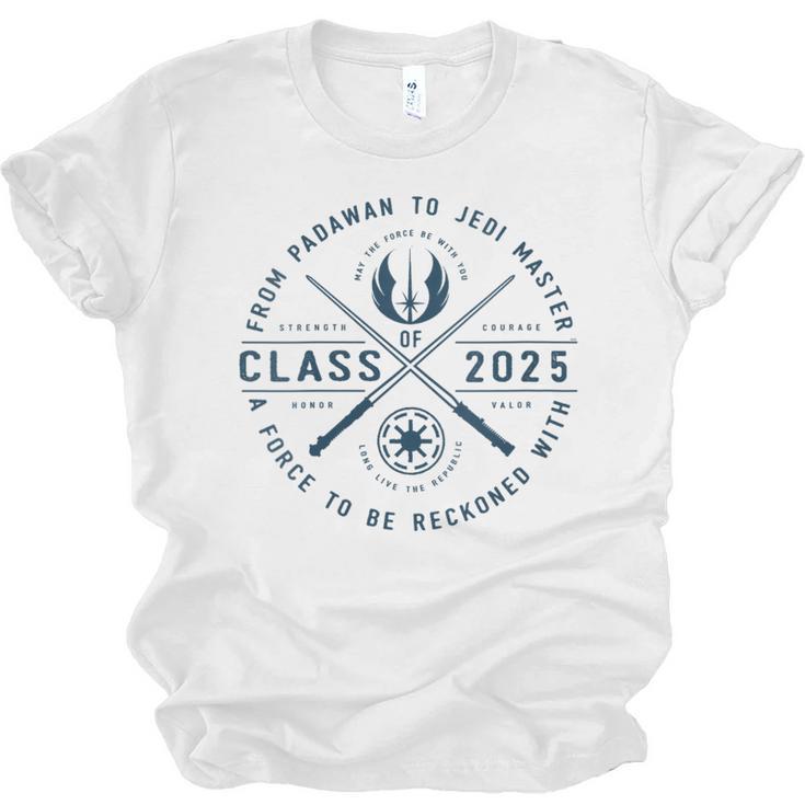 Star Wars Graduation Jedi Academy Class Of 2025 New Grad Unisex Jersey T-Shirt