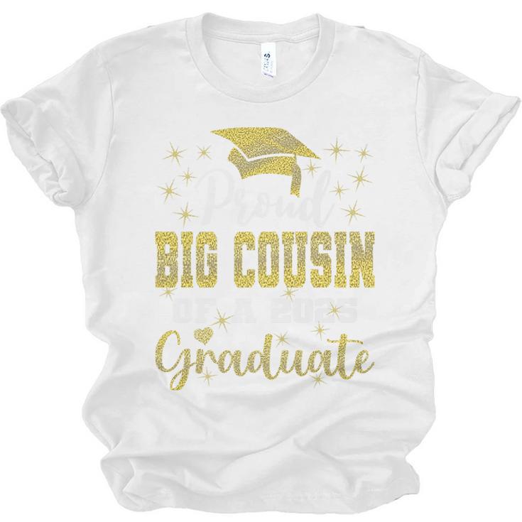 Super Proud Big Cousin Of 2025 Graduate Graduation Family Premium Unisex Jersey T-Shirt