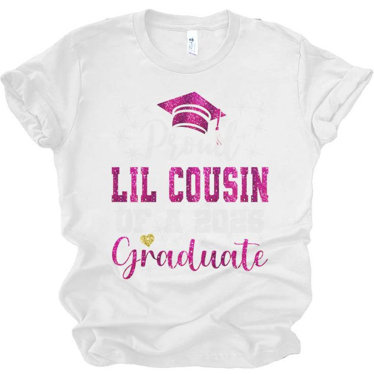 Super Proud Little Cousin Of 2025 Graduate Graduation Family Premium Tri-Blend Unisex Jersey T-Shirt