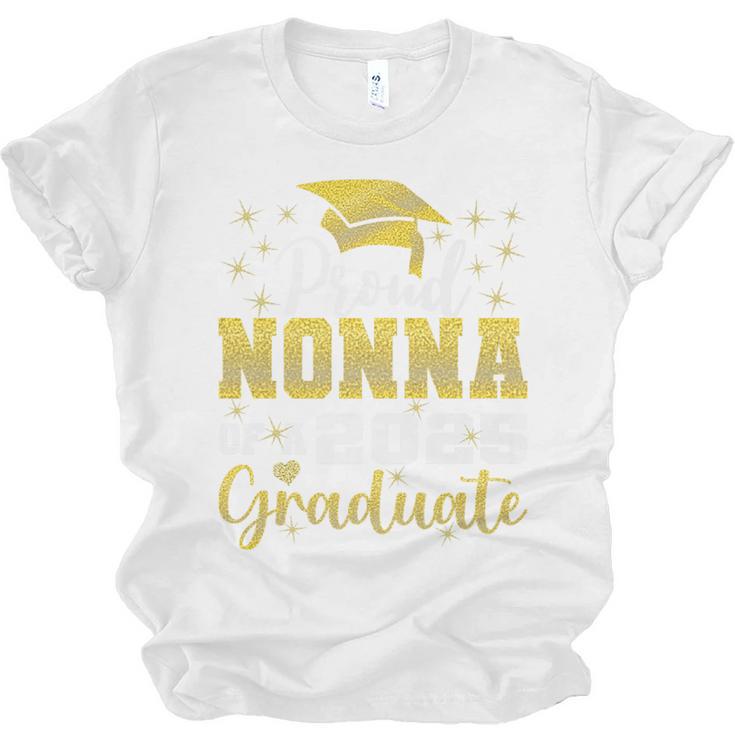 Super Proud Nonna Of 2025 Graduate Senior Graduation Family Premium Unisex Jersey T-Shirt