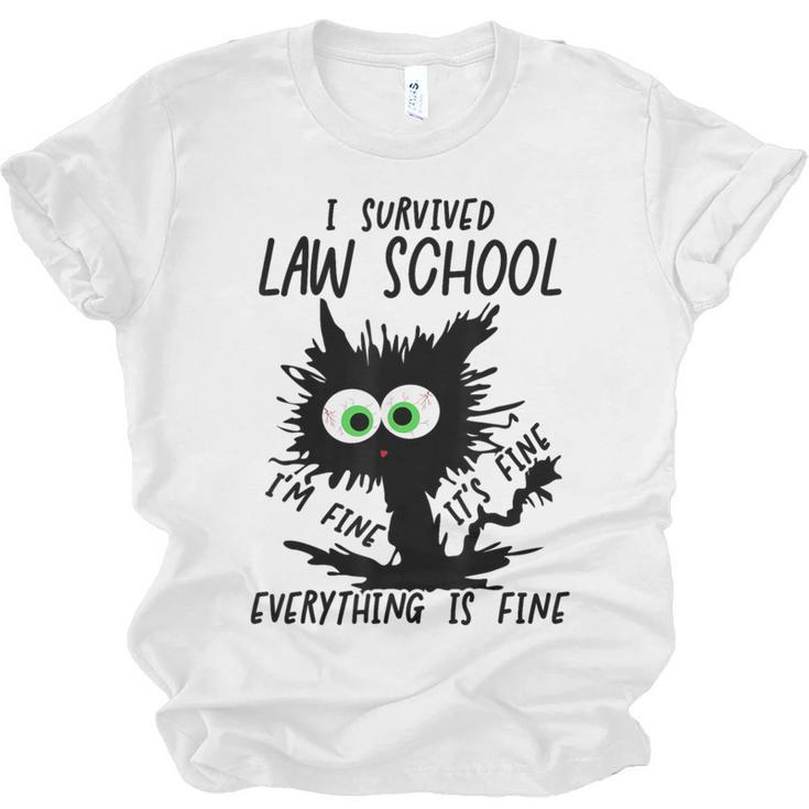 I Survived Law School Graduation 2025 2026 Unisex Jersey T-Shirt