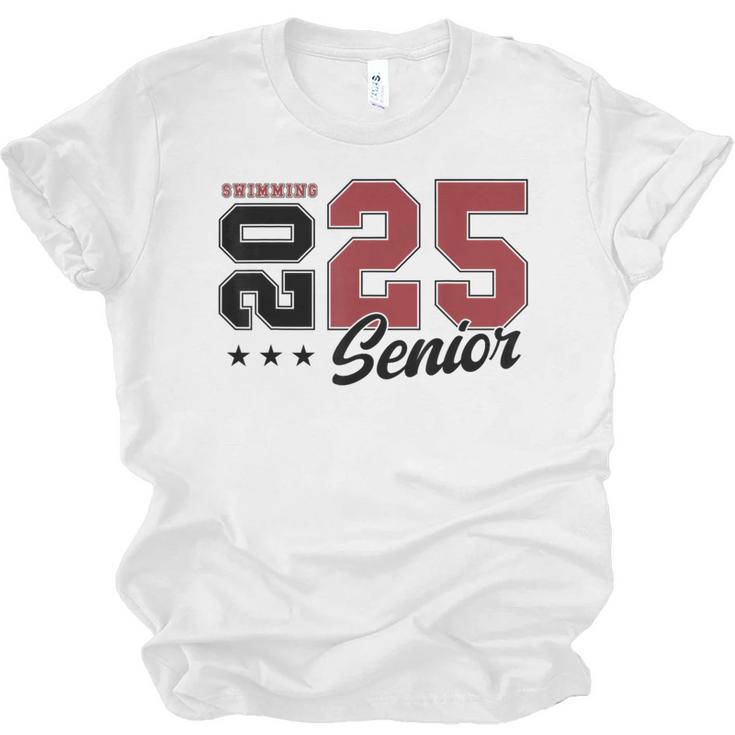 Swimming Senior Night Swimming Senior 2025 Graduation 59 Unisex Jersey T-Shirt