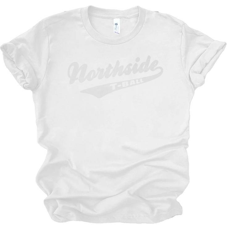 Throwback Northside T-Ball Youth Baseball Retro Nostalgia Premium Unisex Jersey T-Shirt