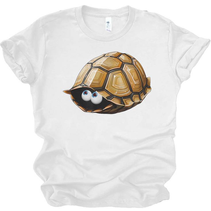 Timid Turtle Cute Introvert Misanthropic Antisocial Unisex Jersey T-Shirt